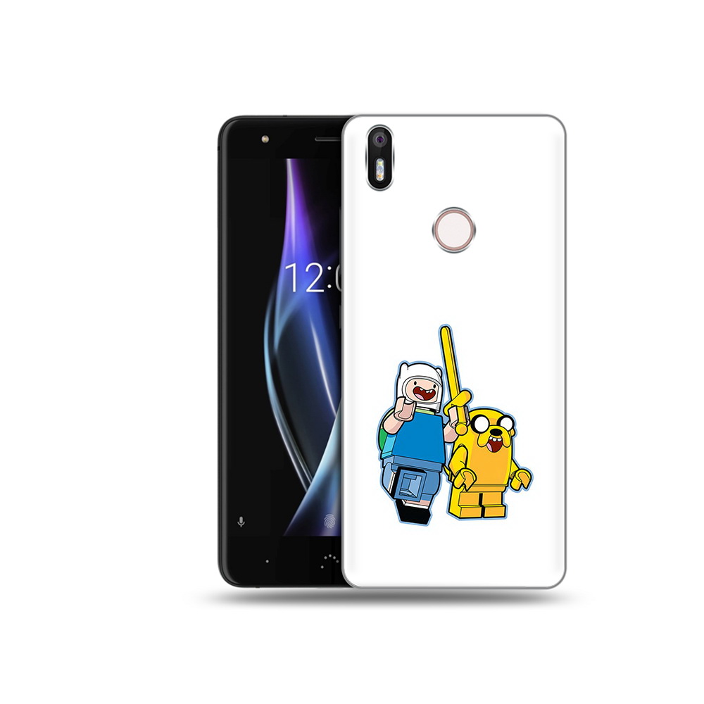

Чехол MyPads Tocco для BQ Aquaris X время приключений лего, Прозрачный, Tocco