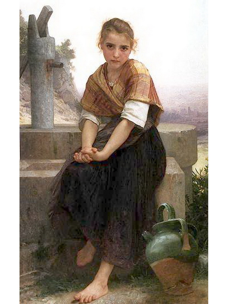 

Постер DRABS A2 Бугеро Адольф Вильям The Broken Pitcher