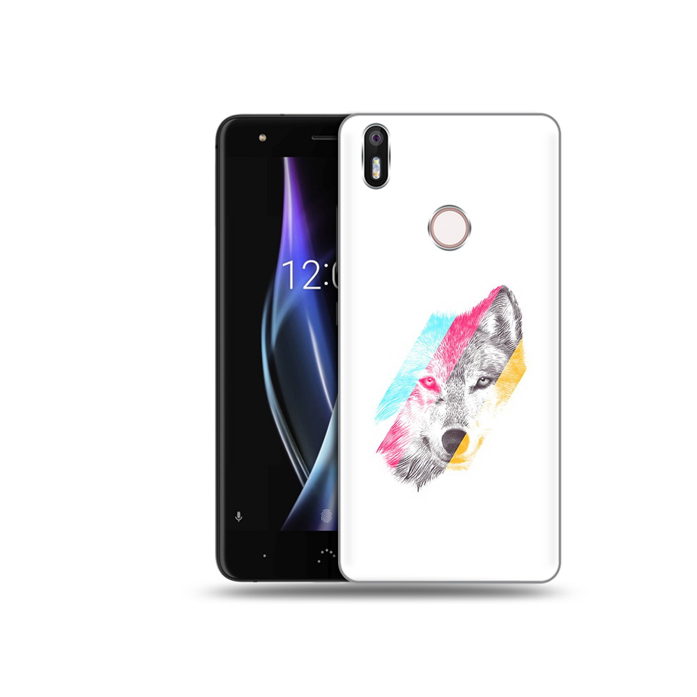 

Чехол MyPads Tocco для BQ Aquaris X волк градиент, Прозрачный, Tocco