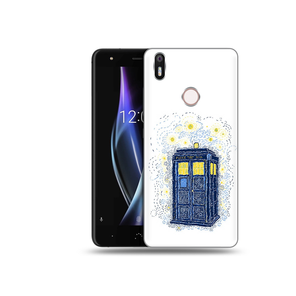 

Чехол MyPads Tocco для BQ Aquaris X будка рисунок, Прозрачный, Tocco