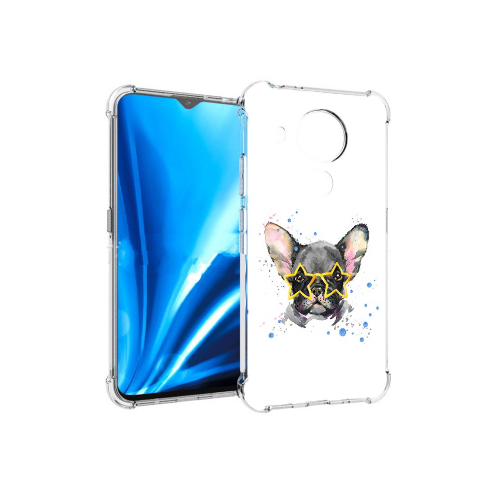 

Чехол MyPads Tocco для Nokia 5.4 буля в очках (PT156621.100.252), Прозрачный, Tocco