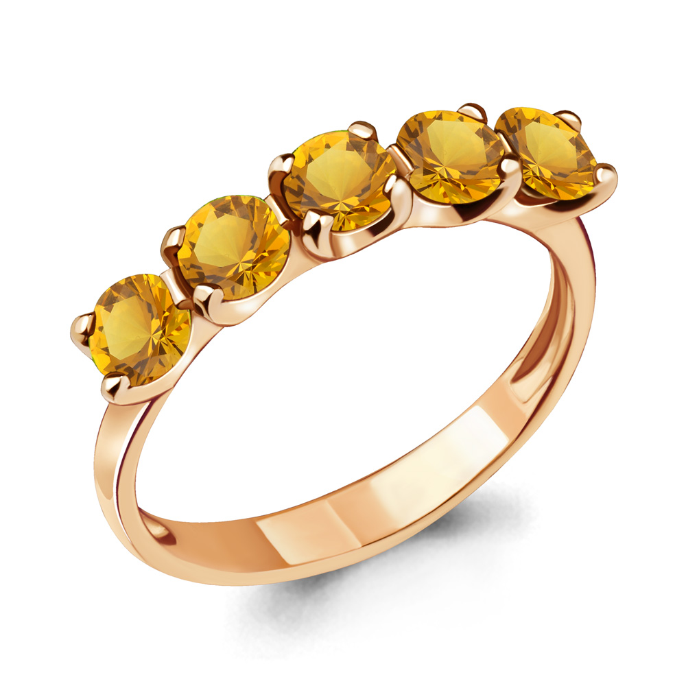 

Кольцо из серебра с цитрином Aquamarine Aquamarine 6526006_925_з р, 6526006_925_з