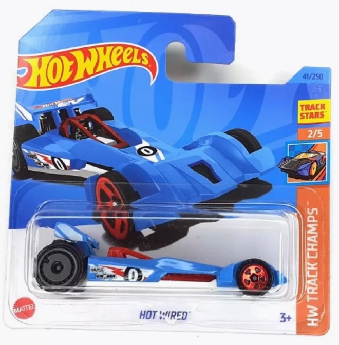 Машинка базовой коллекции Hot Wheels HOT WIRED синяя 5785/HKH66