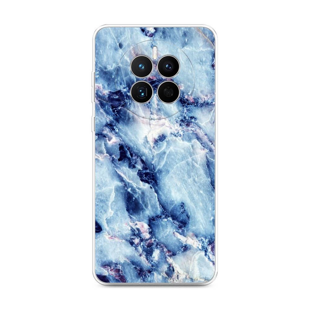 

Чехол для Huawei Mate 50 "Мрамор с синими прожилками", Синий, 6109850-3