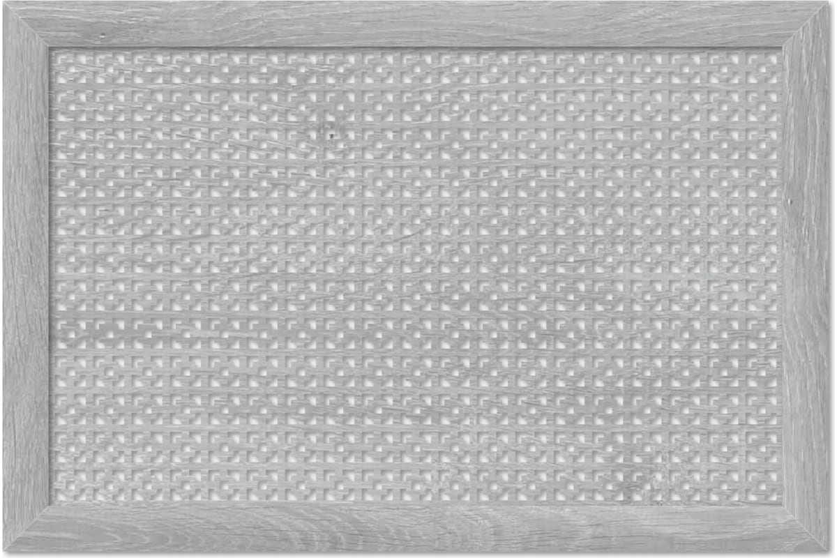 Экран для радиатора Тодико Дамаско дуб, серый, 90x60 см
