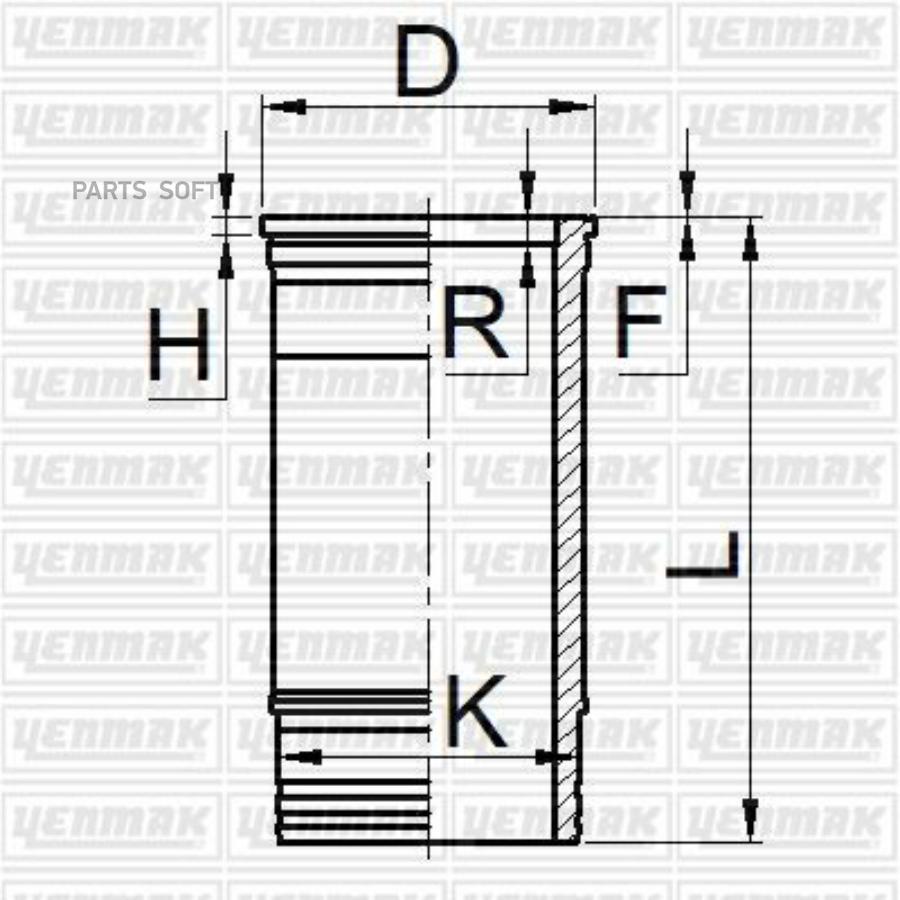 Yenmak 51-05927-000 Гильза Цилиндра