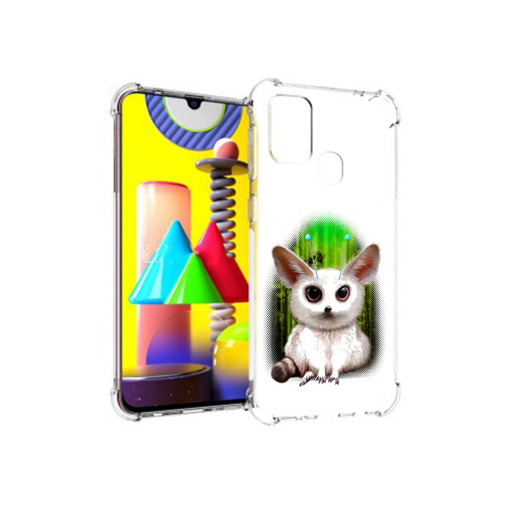 

Чехол MyPads Tocco для Samsung Galaxy M31 пушистое животное (PT147019.488.560), Прозрачный, Tocco