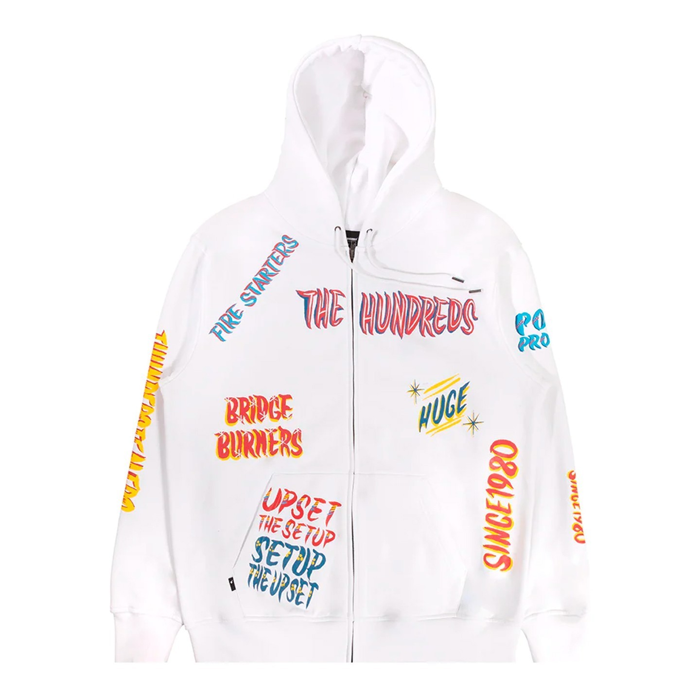 Толстовка мужская The Hundreds T23F102008 белая XL