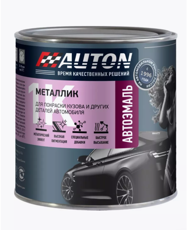 Краска снежная королева 690 AUTON металлик БАНКА 085 л 2072₽