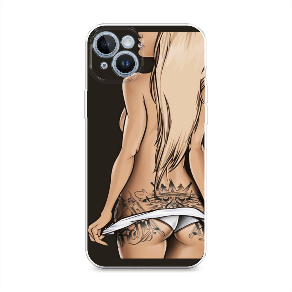 

Чехол для Apple iPhone 14 "Обнаженная девушка", 15150-6