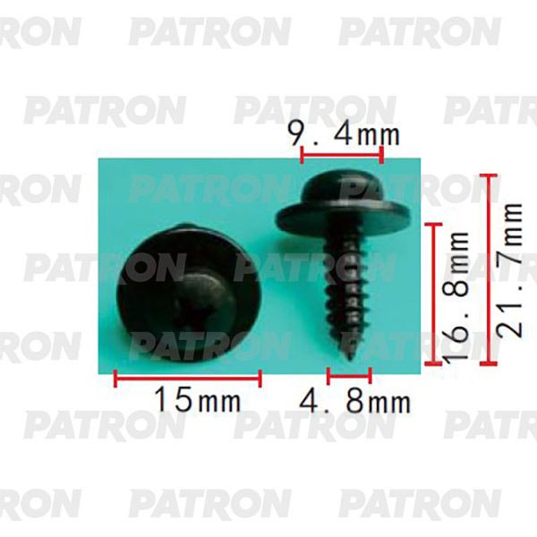 Саморез Применяемость: Саморез 4.8x21.7mm универсальный