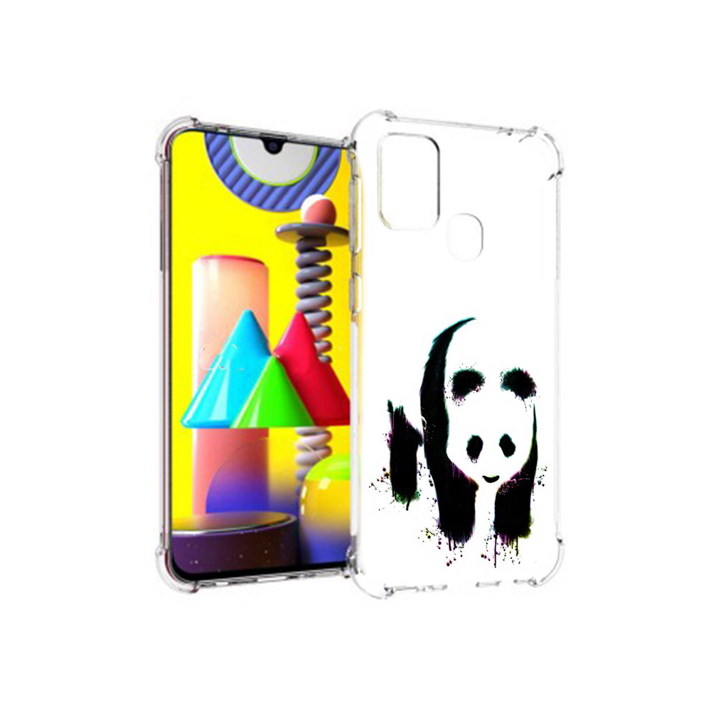 

Чехол MyPads Tocco для Samsung Galaxy M31 панда в акварели (PT147019.488.532), Прозрачный, Tocco