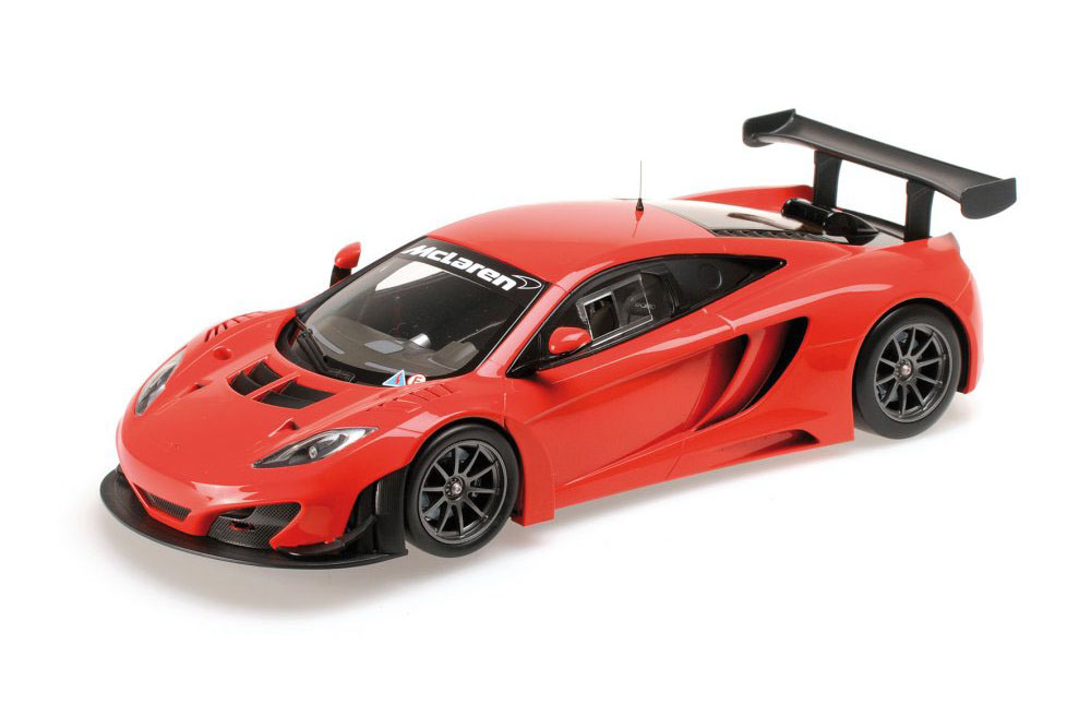 

Модель коллекционная MINICHAMPS Mclaren 12C GT3 2012 red limited edition 1002 pcs, Красный