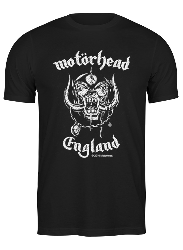 

Футболка мужская Printio Motorhead черная M, Черный, Motorhead