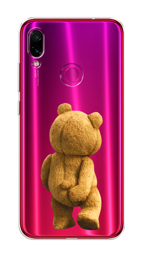 

Чехол на Xiaomi Redmi Note 7 "Медвежья спина", Коричневый;прозрачный, 34750-1