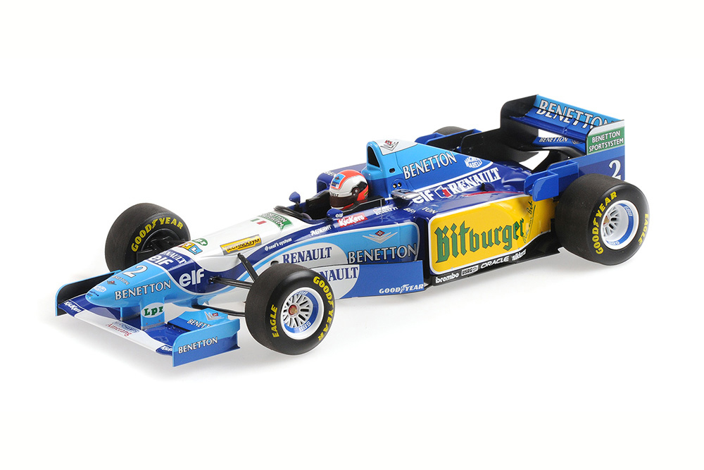 

Модель коллекционная Benetton renault B195 johnny herbert winner british gp 1995