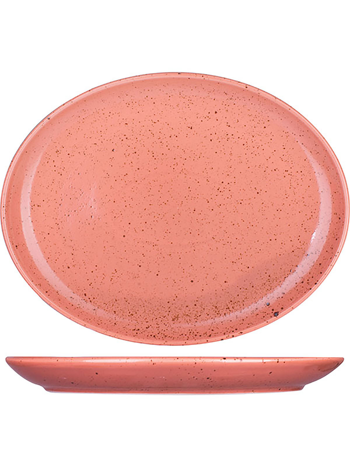 

Блюдо овальное Lilien Austria Lifestyle Terracotta фарфоровое 28x21,5 см терракот