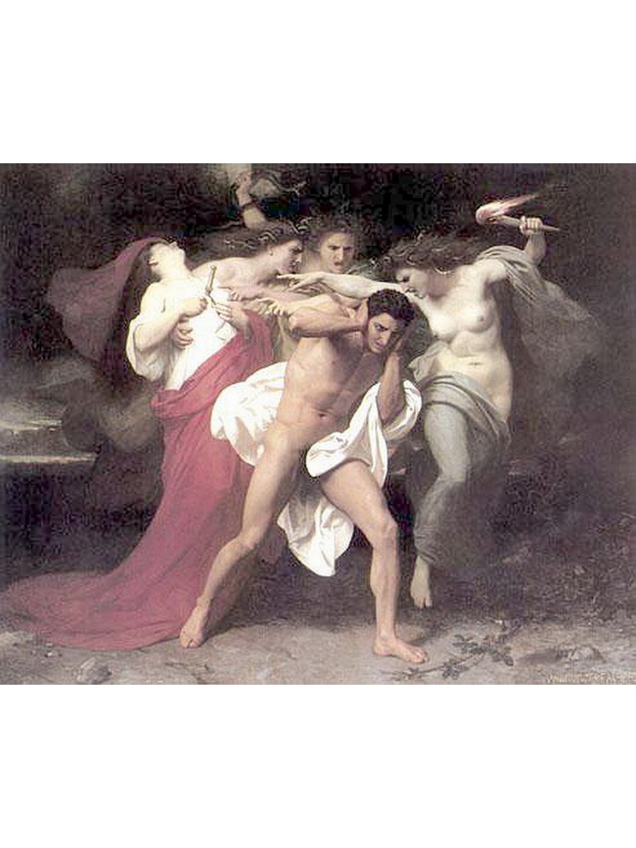 

Постер DRABS A2 Бугеро Адольф Вильям Orestes Pursued by the Furies раскаяние Ореста