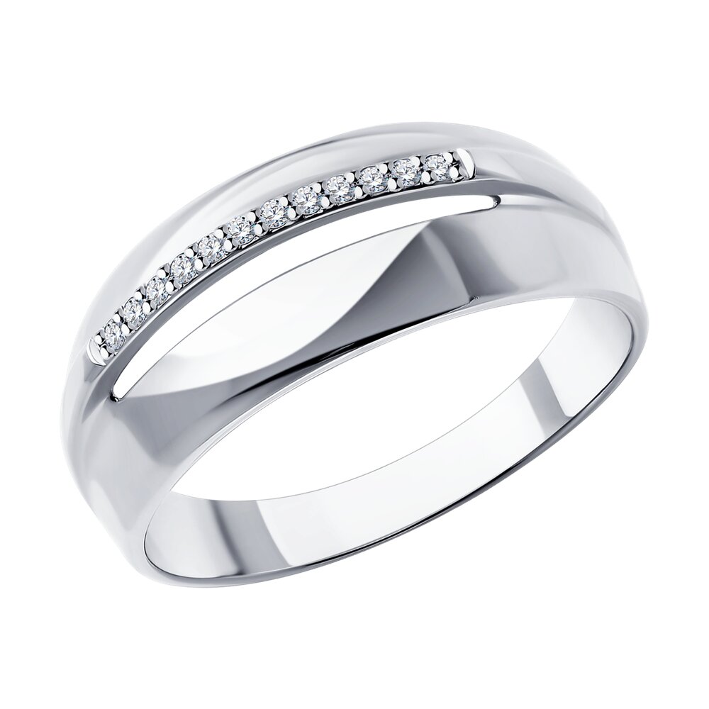 

Кольцо из серебра р. 17,5 Diamant 94-210-01744-1, бриллиант, 94-210-01744-1