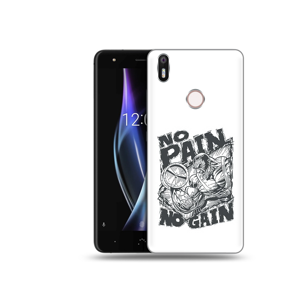 

Чехол MyPads Tocco для BQ Aquaris X бодибилдинг тяжелая работа, Прозрачный, Tocco