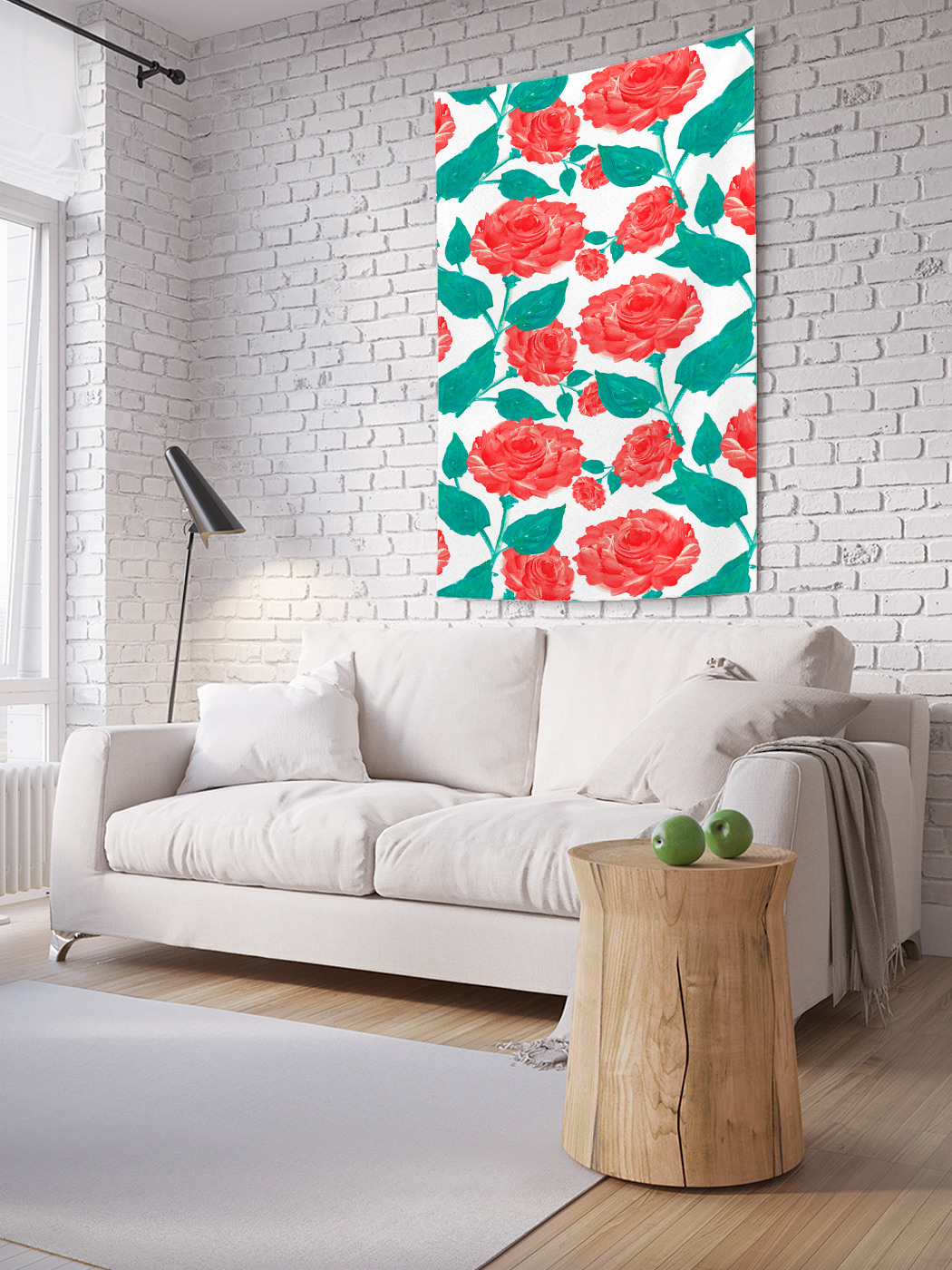 

Вертикальное фотопанно на стену JoyArty Фантазия из роз 100x150 см, Фантазия из роз