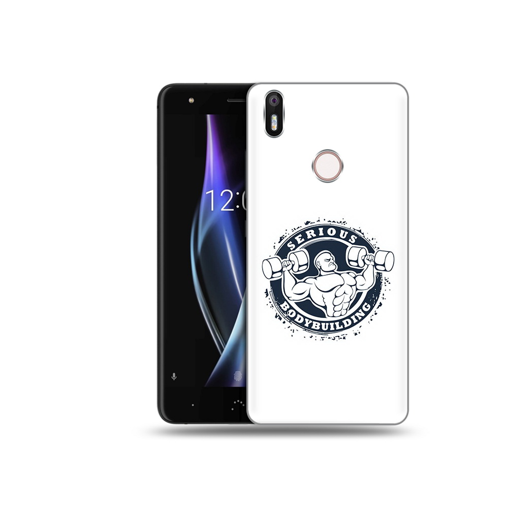 

Чехол MyPads Tocco для BQ Aquaris X бодибилдинг воля к победе, Прозрачный, Tocco