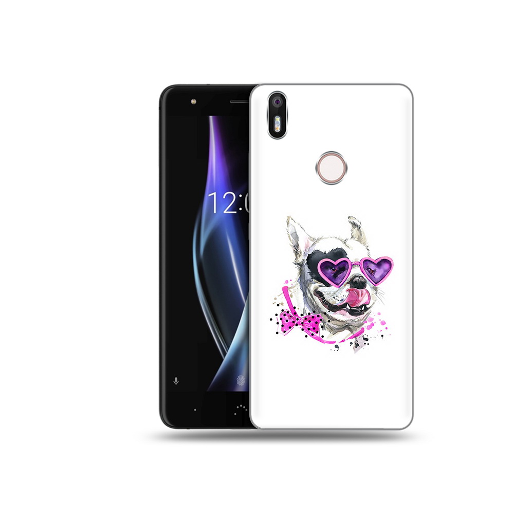 

Чехол MyPads Tocco для BQ Aquaris X акварельный пёс, Прозрачный, Tocco