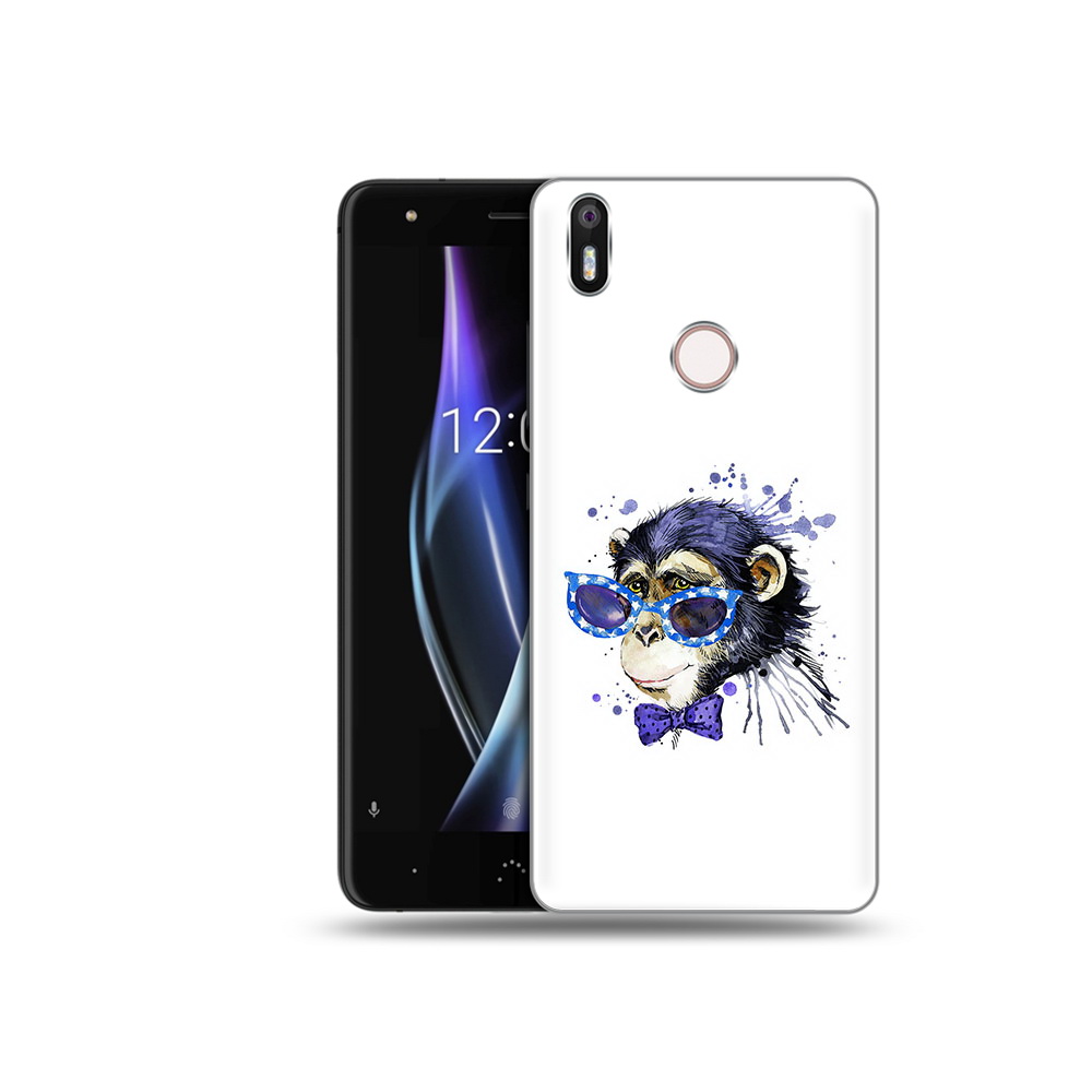 

Чехол MyPads Tocco для BQ Aquaris X акварельная обезьяна, Прозрачный, Tocco