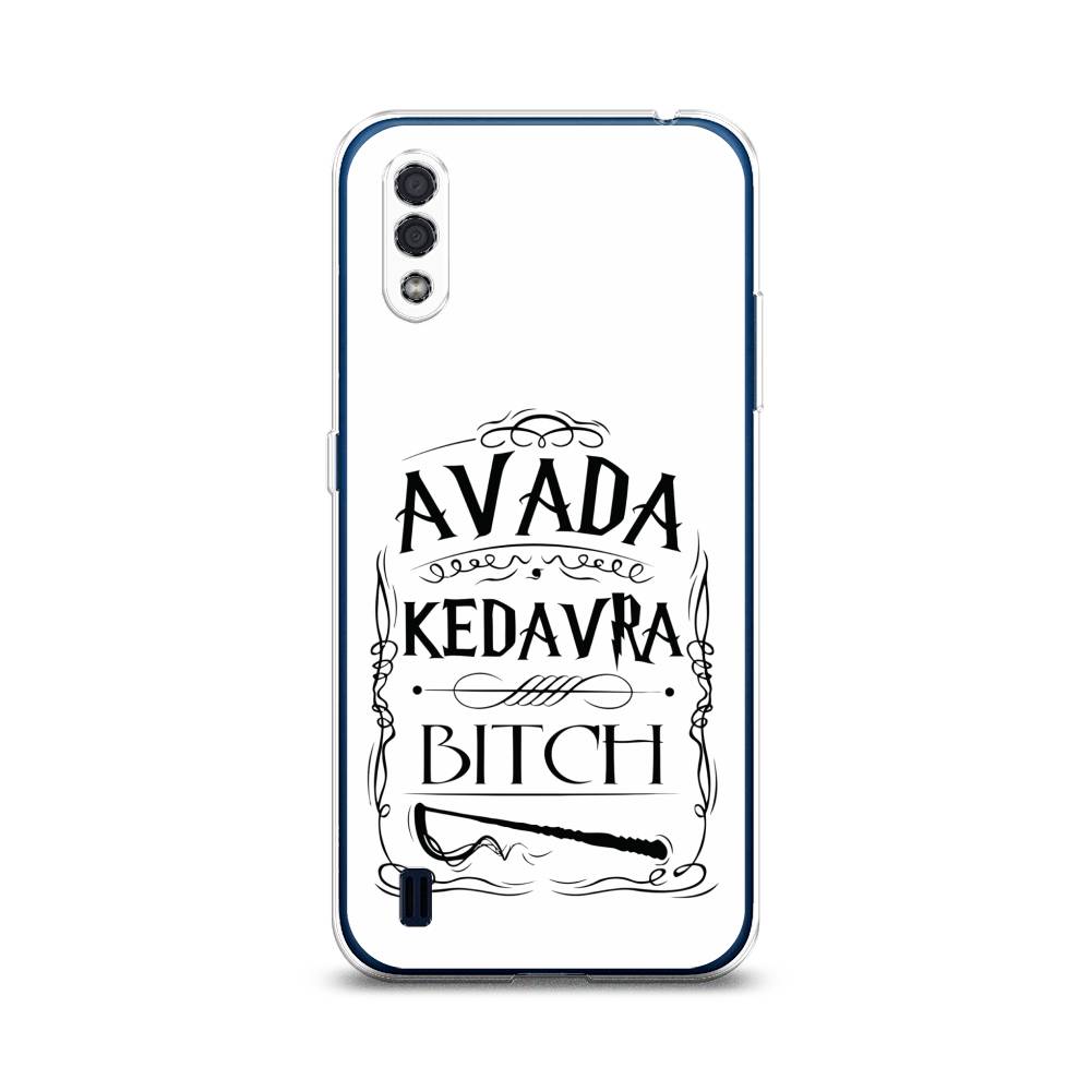 

Чехол на Samsung Galaxy M01 "Avada kedavra bitch", Белый;серый;черный, 2101150-6