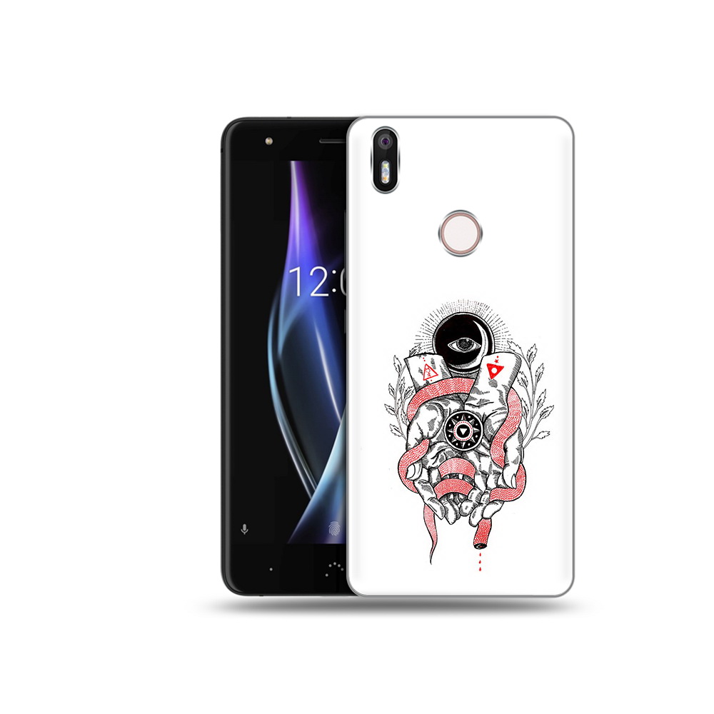 

Чехол MyPads Tocco для BQ Aquaris X абстрация связанные руки, Прозрачный, Tocco