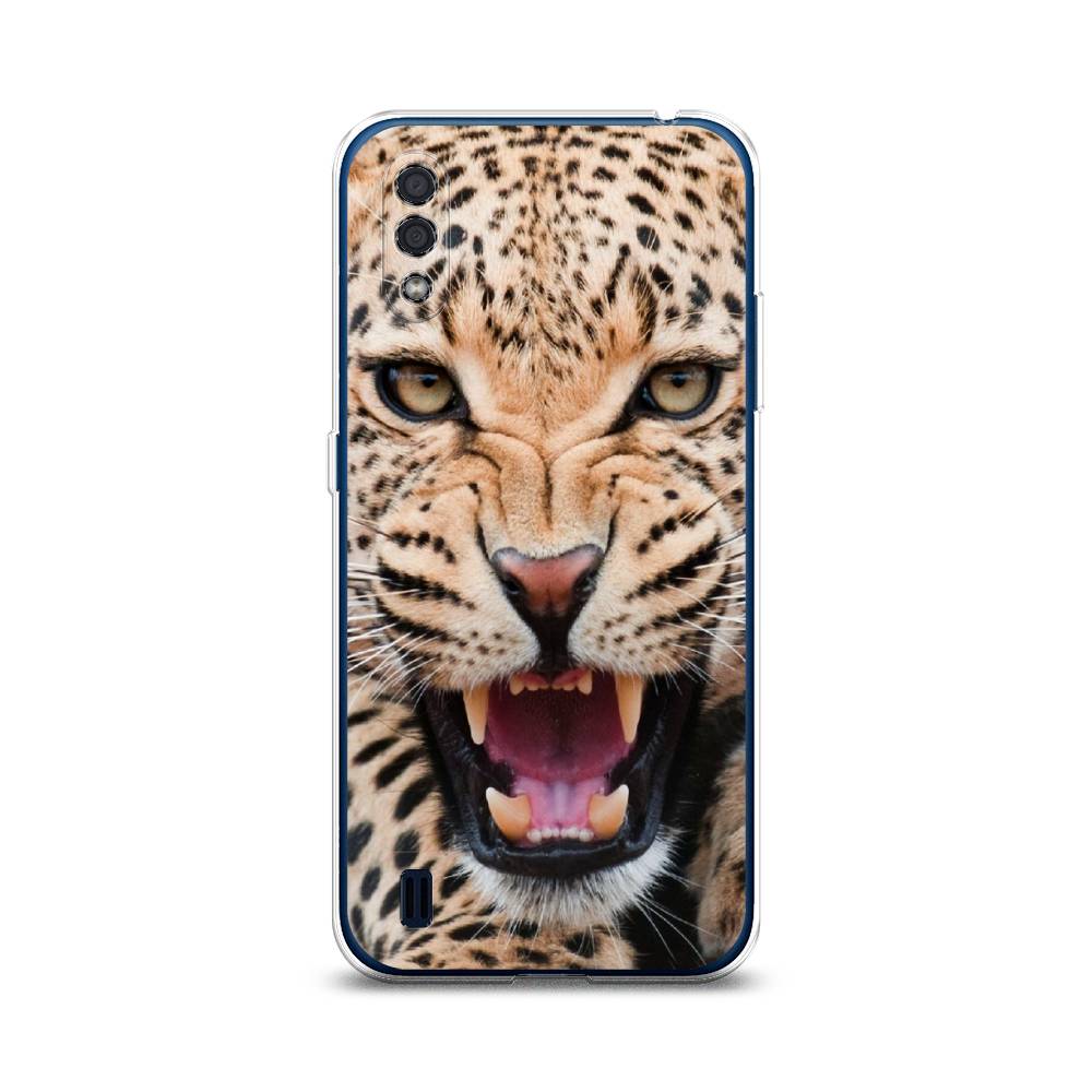 

Чехол на Samsung Galaxy M01 "Леопард 3d", Бежевый;черный, 2101150-6