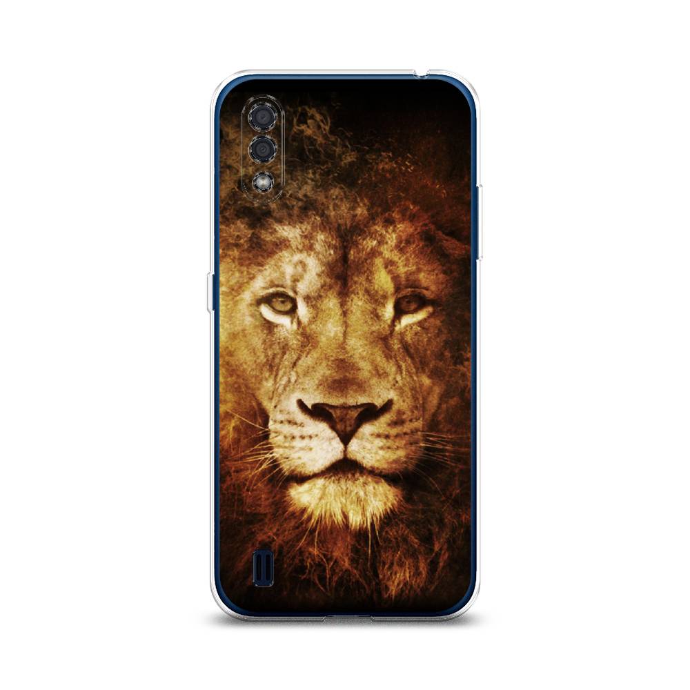 

Чехол на Samsung Galaxy M01 "Лев", Черный;коричневый;желтый, 2101150-6