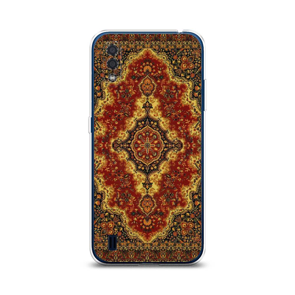 

Чехол на Samsung Galaxy M01 "Ковер", Коричневый;золотистый;красный, 2101150-3