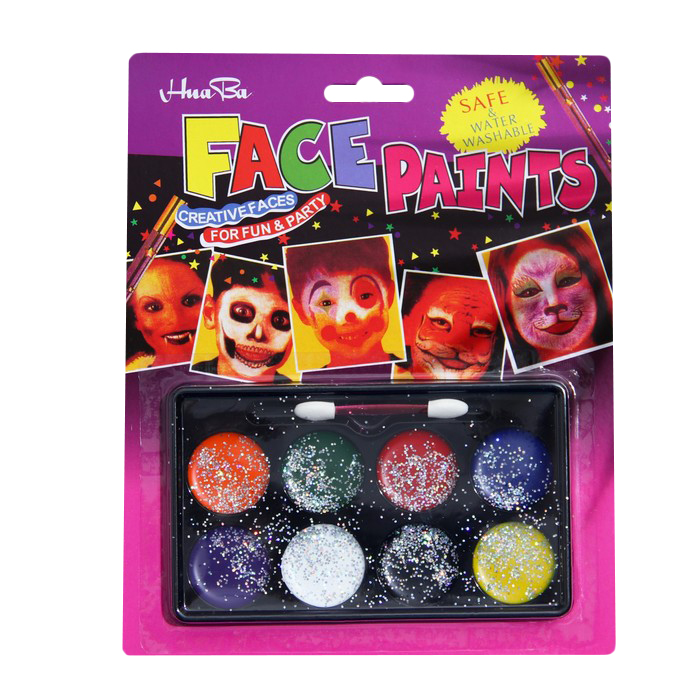 

Косметический грим для лица и тела, 6 перламутровых цветов, аппликатор 7611085