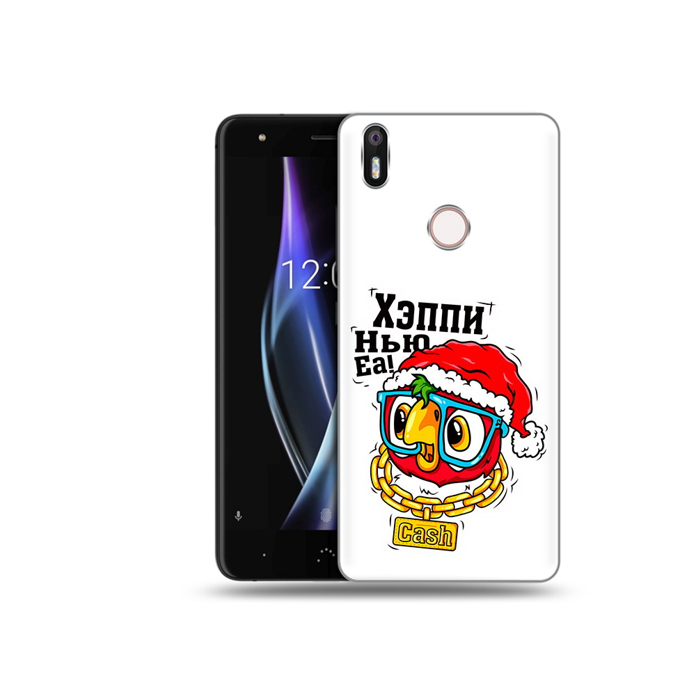 

Чехол MyPads Tocco для BQ Aquaris X Хэппи нью еа, Прозрачный, Tocco