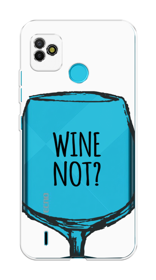 

Чехол на Tecno POP 5 "Wine not white", Белый, 301150-6