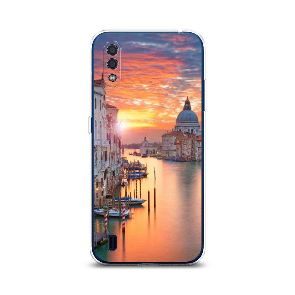 

Чехол на Samsung Galaxy M01 "Восход 11", Розовый;оранжевый, 2101150-2