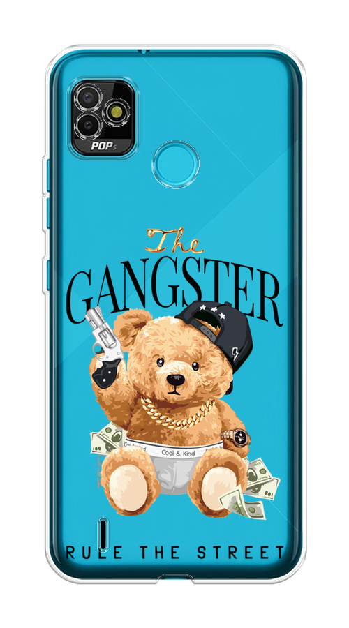 

Чехол на Tecno POP 5 "The Gangster", Бежевый;серый;черный, 301150-6