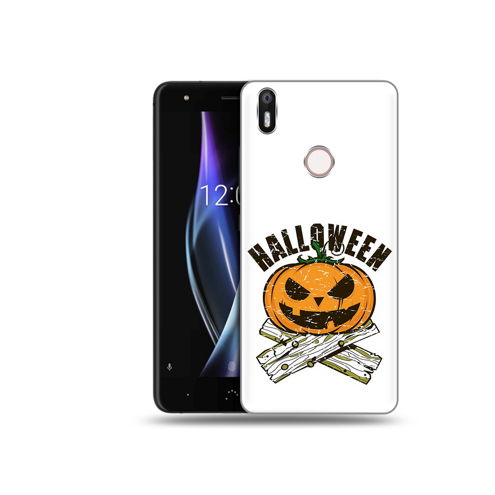 

Чехол MyPads Tocco для BQ Aquaris X Хэллоуин доски тыква, Прозрачный, Tocco