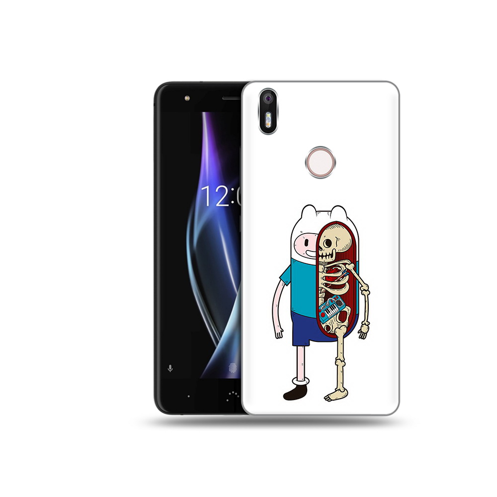 

Чехол MyPads Tocco для BQ Aquaris X Финн скелет, Прозрачный, Tocco