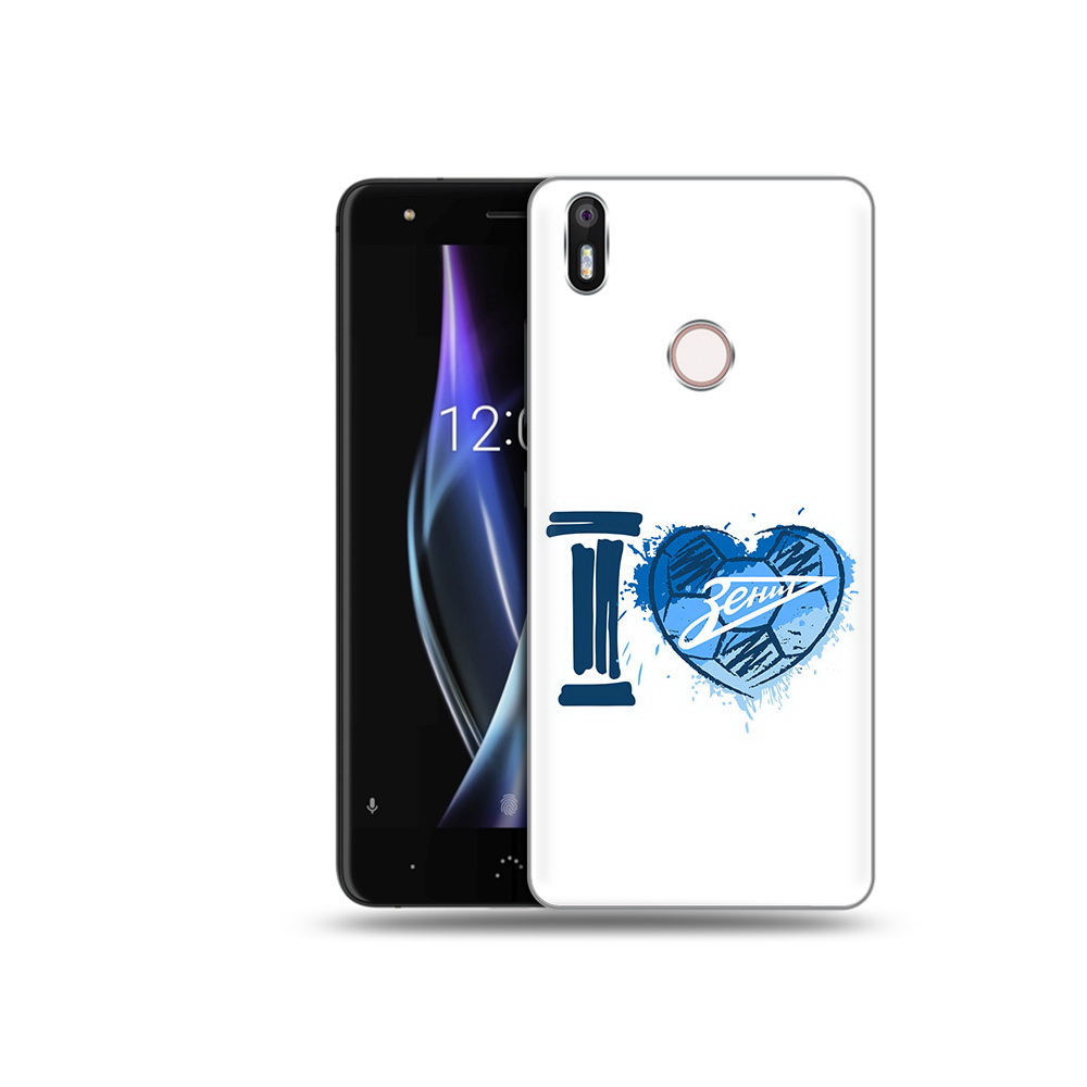 

Чехол MyPads Tocco для BQ Aquaris X ФК я люблю зенит, Прозрачный, Tocco