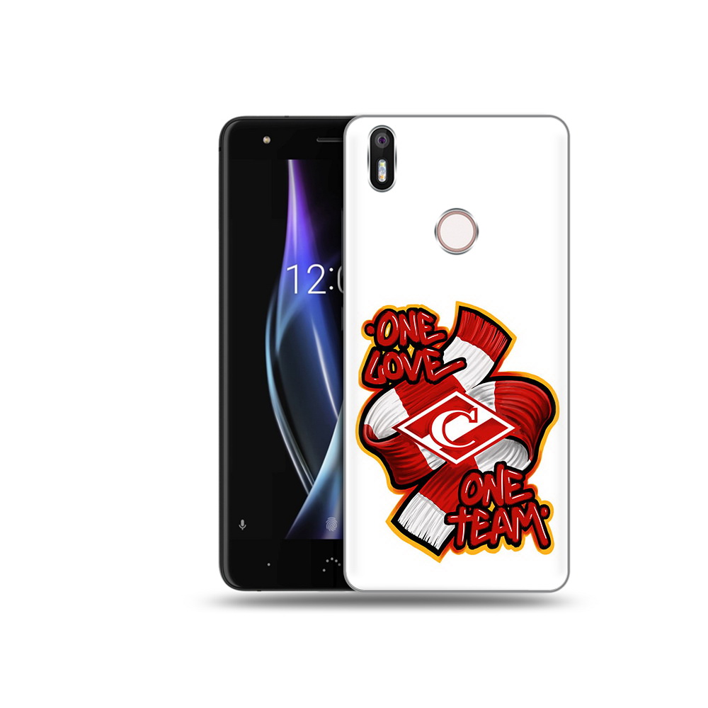 

Чехол MyPads Tocco для BQ Aquaris X ФК спарак 1 любовь, Прозрачный, Tocco