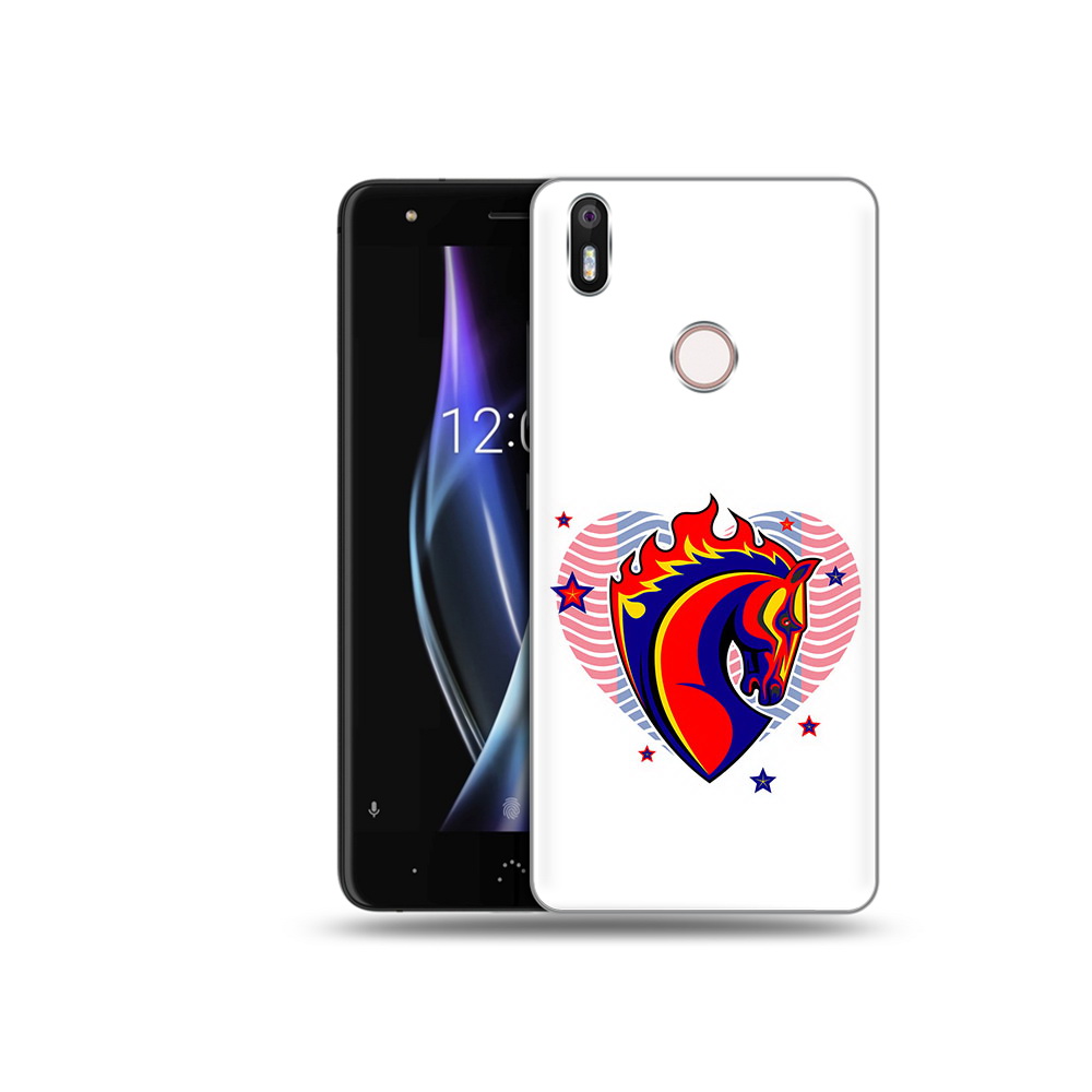 

Чехол MyPads Tocco для BQ Aquaris X ФК ЦСЛ Лошадь, Прозрачный, Tocco