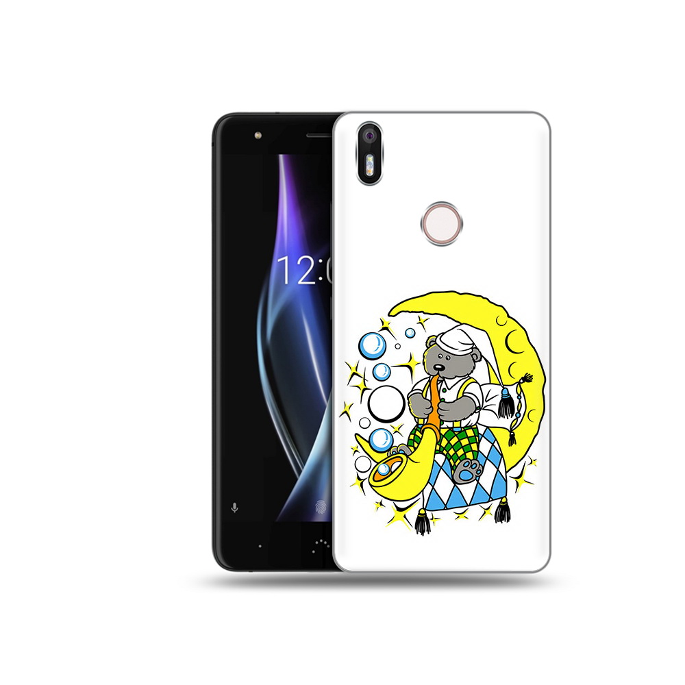 

Чехол MyPads Tocco для BQ Aquaris X Сырная луна, Прозрачный, Tocco