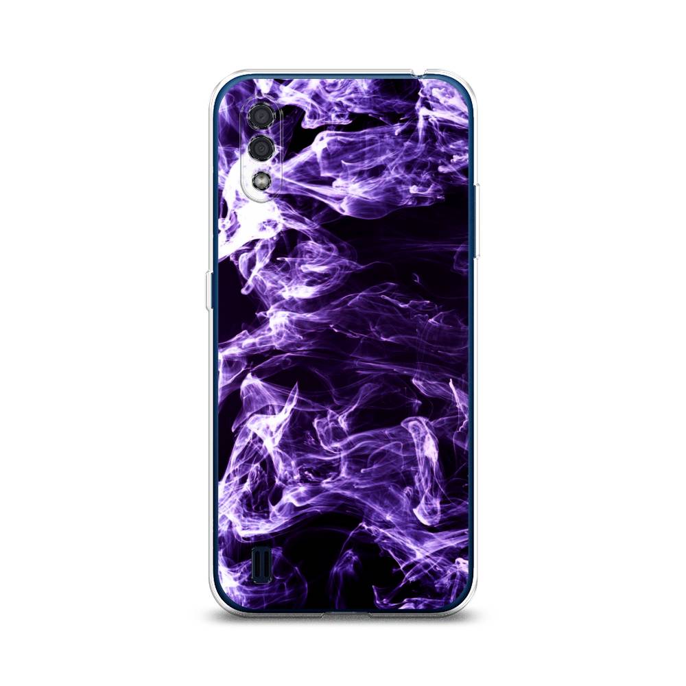 

Чехол на Samsung Galaxy M01 "Фиолетовый дым", Фиолетовый;белый;черный, 2101150-3