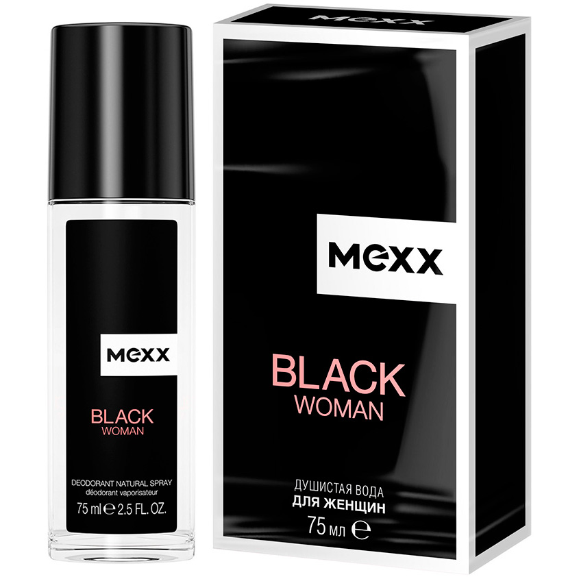 Душистая вода Mexx Black Woman женская, 75 мл