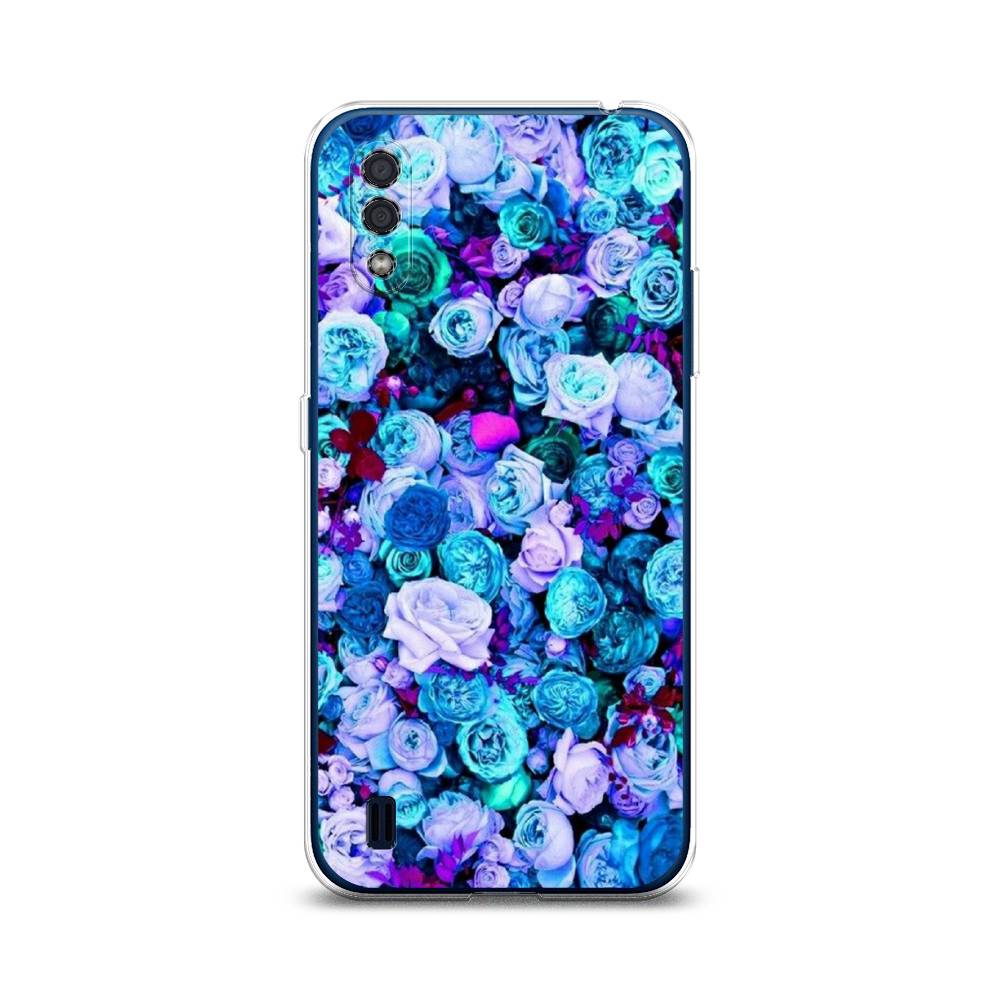 

Чехол на Samsung Galaxy M01 "Цветочный ковер", Фиолетовый, 2101150-2
