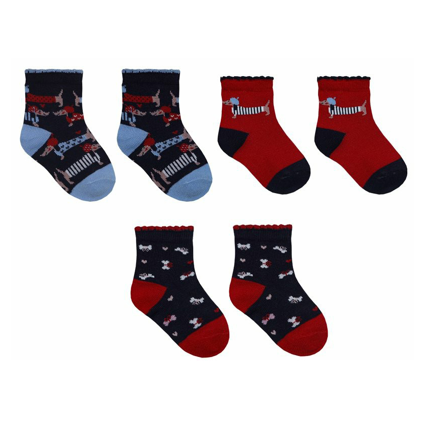 

Носки детские Palloncino ВЯ00053-20/д цв. красный;темно-синий;голубой р. 12-14, Красный;синий;голубой, ВЯ00053-20/д