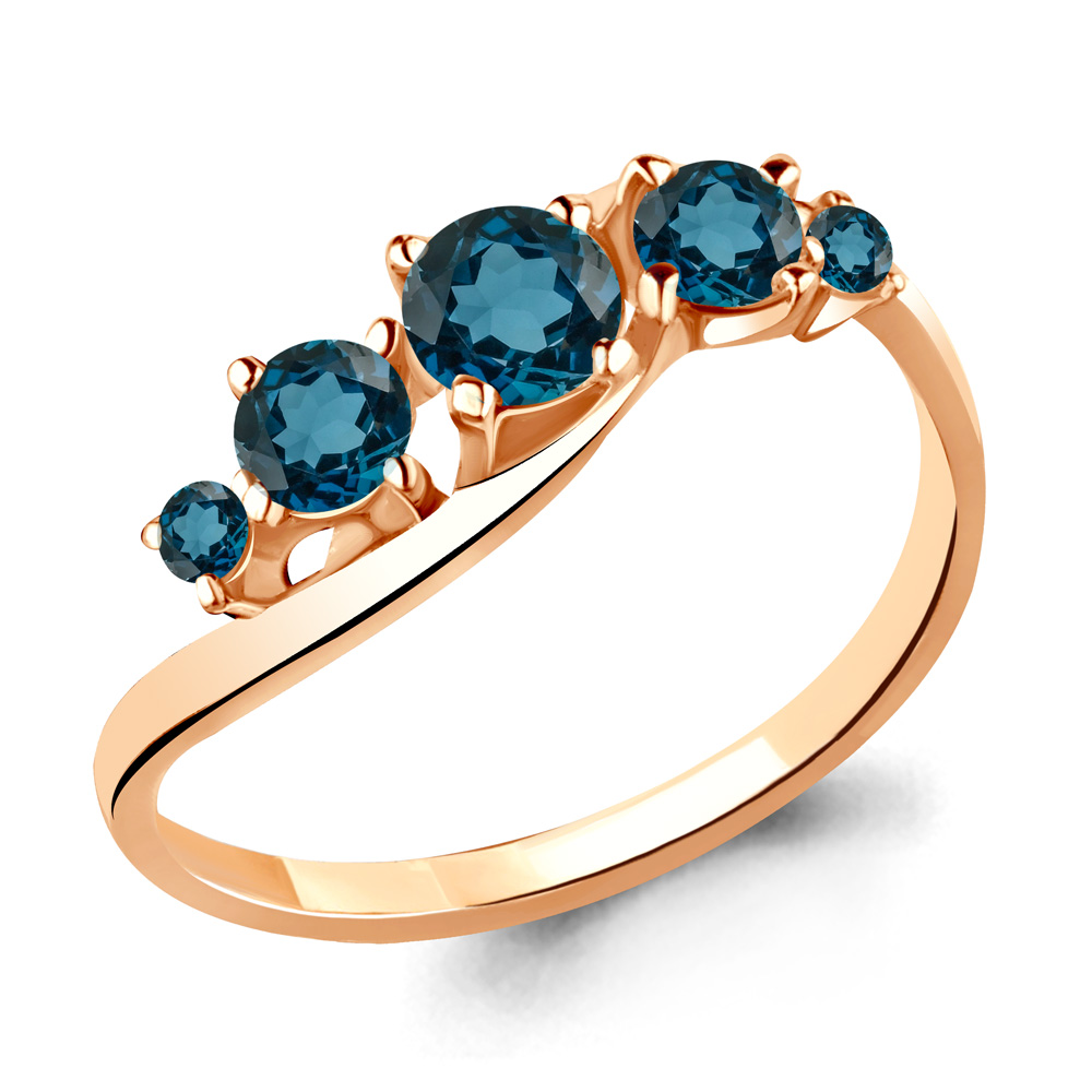 

Кольцо из серебра с топазом Aquamarine Aquamarine 6509208_925_з р, 6509208_925_з