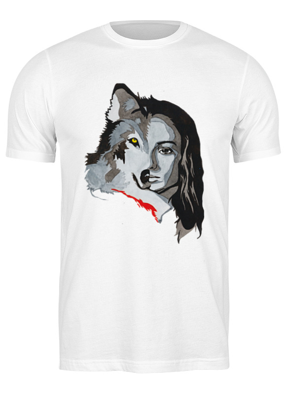 

Футболка мужская Printio Sansa stark and ledi белая 3XL, Sansa stark and ledi